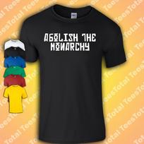 Abolish The Monarchy T-Shirt | Prince Harry and Meghan Markle | Royal Family 4XL black