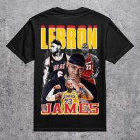 LeBron James T-Shirt, LeBron James Tee, NBA T-Shirt, NBA Tee, Basketball T-Shirt XL yellow