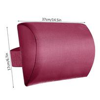 Recliner Head Pillow Neck Pillows For Recliner Ergonomic Universal Removable Camp Terrace Lounge Chair Lunch Break Rest Pillow vyno raudonos spalvos