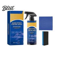 Fast Car Detailing Spray Ceramic Coating Spray Nano Paint Sealant with Scratch & Swirl Repair Long Lasting Gloss Protection for Auto Motorcycle blue