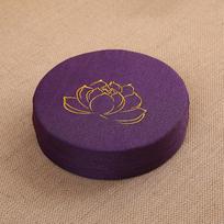 40X6CM jogos meditacijos lininis pagalvėlė kietas lotoso tekstūros meditacijos pagalvėlė atlošo pagalvė tatamio kilimėlis nuimamas skalbiamas 40X6CM tamsiai violetine spalva