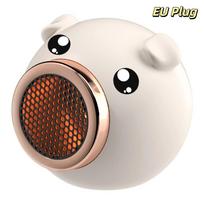 Greitai šildantis stalinis šildytuvas Energiją taupantis elektrinis ventiliatorius Mini šildytuvas Biuro naudojimui White EU Plug gray