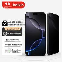BELKIN (BELKIN) Ekrano apsauga Apple iPhone 17 Pro Max, Anti-Spy grūdinto stiklo plėvelė, Apsauga, Antibakterinė, Atspari smūgiams, OVA214