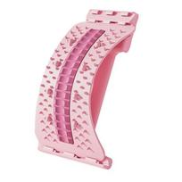 Back Stretcher Waist Trainer Adjustable Spine Decompressor Scoliosis Sciatica Lower Back Pain Relief Massager Lumbar Back Board Stretching B white