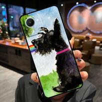 Cute Scottish Terrier Dog Case For Realme GT7 Pro GT6 11 12 13 14 15 Pro Plus C55 C53 C35 C33 C61 C65 C67 C53 C71 C75 Realme GT7 Pro white