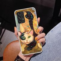 Kiss by Gustav Klimt Desig Phone Case For Samsung Galaxy A17 A16 A15 A14 A13 A57 A56 A55 A54 A53 A37 A36 A35 A34 A33 A26 A25 A24 Samsung A16 beige