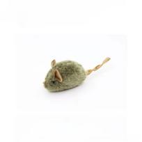 OurPet's The Mice Toy, 2pc  (Interactive Catnip Toy, Real Mouse Electronic Sound  ) one size ruda