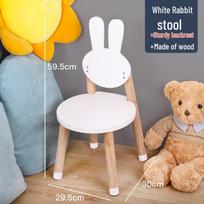 Adjustable Height Solid Wood Kids Peanut-Shaped Activity Table with Anti-Collision Features white