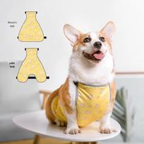 Corgi Belly Band for Dogs - Autumn/Winter Warm, Summer Raincoat, Waterproof, Thin Style. XS beige