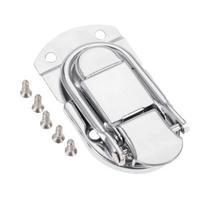 DRELD 1Pc 67*34m Vintage Metal Lock Chest Box Gift Box Suitcase Case Buckles Toggle Hasp Latch Catch Clasp Furniture Hardware sidabras