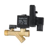 DC24V AC220V/1/2 Auto Timer Compressor Condensate Drain Timer Solenoid Valve AC220V