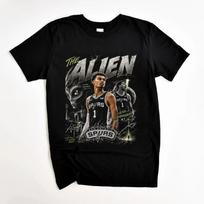 Victor Wembanyama Ateivio Krepšinio Marškinėliai Grafinis Gerbėjo T-shirt XXXL gray