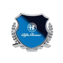 For Alfa Romeo 159 156 147 Mito Giulia Giulietta Car Side Modification Sign Triangular Metal Sticke Accessories SZ6