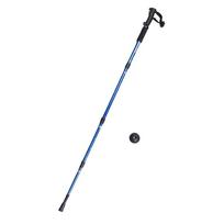 51-110cm aliuminio lydinio teleskopinės lazdos žygių lazdelės lauko vaikščiojimo lazdelės trekingo laipiojimo lazdelės vaikščiojimo lazdos alpenstock mėlyna