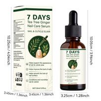 Tea Tree & Ginger Essential Oil Nail Treatment Serum Strengthening Nail Care Oil Neutral Packaging