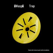 Wasp Trap Tool: Plastic Collector for Catching Wasps and Hornets, Protects Honeybees at Bee Farms yellow