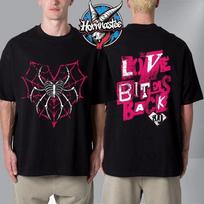 WWE AJ Lee Meilė Kuožia Atgal Unisex 2025 Dvipusiai Unisex Marškinėliai XXXL pink