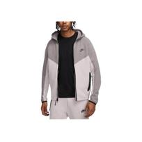 Nike Tech Fleece Windrunner Logo Color Block Hooded Jacket Men jackets FB7921-014 S gray