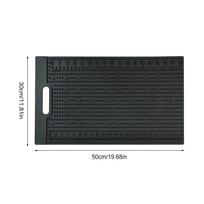 1PC Cutting Board Non-Slip Fish Fillet Mat Fish Cleaning Grips Fish Easy Filleting Heavy Duty Bait Cutting Board Fish Fillet Mat black
