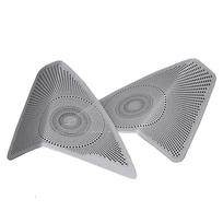 A-Pillar Tweeter Cover for Mercedes W205 - 2PCS Aluminum gray