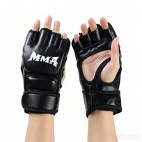 Vaikų bokso pirštinės, MMA puspirštės ir liepsnos pilnos pirštinės vaikų boksui, kikboksui, Muay Thai treniruotėms juoda