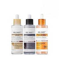 3‑Piece Exfoliating Serum Set Rice Ampoule And Turmeric Serum Skin‑Brightening Kit 3pc white