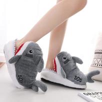 3D Dinozauro pliušiniai šlepetės Grindų batai Moteriški Namų viduje Tėvų ir vaikų Namų šlepetės Šlepetės Moteris Žieminiai Namų Juokingi gyvūnų šlepetės CN 25-33 For Child beige