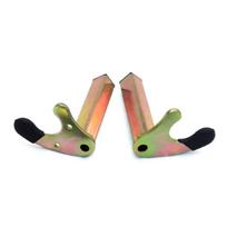 1 Pair Wheel Support Frame Stand Motorcycle Swing Arm Lift TripodHooks U-style/L-style Hook Fork Swingram Spool Slider U beige