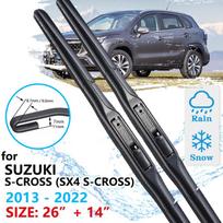 Automobilio priekinio valytuvo šluostė Suzuki S-Cross SX4 JY 2013~2022 Priekinio stiklo valytuvų priedai 2018 2017 m. LHD black