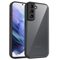 For Samsung Galaxy S21 FE S21FE Case Air Cushion Shockproof Silicone Bumper Clear Matte Back Cover Hard Case for Samsung S21 FE Pc + tpu&Galaxy S21 FE 5G juoda