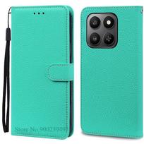 For Honor 400 Smart 5G dėklas Piniginė Odinis Atverčiamas Dangtelis For Honor 400 Smart Dėklas Honor 400Smart Mobiliojo Telefono Dangtelis Coque Fundas Etui Honor 400 Smart 5G dangaus mėlyna spalva