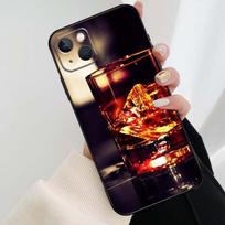 Cigar Whiskey Ice Drink Phone Case For iPhone 17 Pro Max 16 15 14 11 12 13 Pro Max mini 15 16 Plus 16e 17 Air Cover iPhone 16 Pro brown