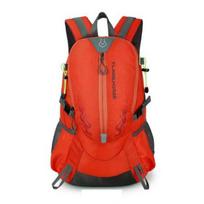Patvarus 40l vandeniui atsparus nailoninis kempingo kuprinė lauko veiklai Naranja red