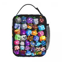Blox Fruits Insulated Lunch Bags Portable Game Reusable Thermal Bag Lunch Box Tote School Outdoor Men Women One Size black