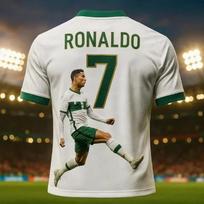 Arrival Special Edition Ronaldo 7 Football Jersey Oversize Sport Short Sleeve Training Uniform Soccer Jersey Men Tshirt S