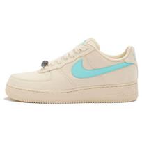 RTFKT x Nike Air Force 1 Low Human Unisex Batai Kreminiai Natūralūs Baltijos Mėlyni FQ3954-100 42.5 white