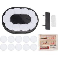 Rotary Sushi Machine Rotating Dessert Table Automatic Rotating Table Display Stand Swing Tray Turntable For Sushi Dessert Set black