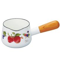 Fuji Enamel Frutas Collection II Milk Pan 12cm White FTC-12M balta