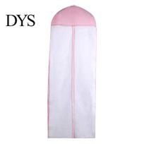 Breathable Wedding Prom Dress Gown Garment Clothes Cover Dustproof Storage Bag S white