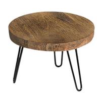 Minimalistinis medinis augalų stovas atrama Retro išvaizda Paprastas dizainas Tinka moderniam balkonui Namų sodo dekoravimo stiliams 1 brown