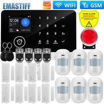 WiFi Anti-Theft Alarm with Infrared Sensor for Home and Commercial Doors and Windows W4B1 gray