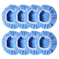 Pack Of 8 MultiUse Steam Cleaner Pads Microfibre Cloths Replacement For Handheld Devices Microfiber Cleaning Pad 12.5X12.5X1CM gray