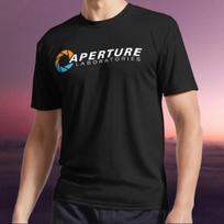 New Shirt Portal Aperture Science - Active Logo T-Shirt Funny Size S to 5XL XXXL black