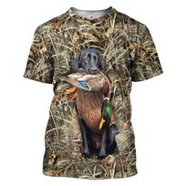 Fashion Man Hunting Wild Duck Animal 3d Print T-shirt Top Round Neck Streetwear Casual Men's T Shirts Harajuku Cosplay Clothing XXS beige