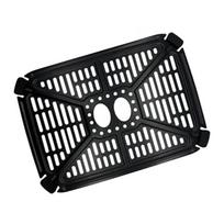 Stainless Steel Construction Air Fryer Grill Pan Dishwasher Safe black
