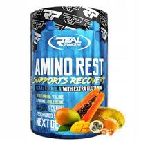 Aminorūgštys REAL PHARM Amino Rest 500g BCAA Glutamine regeneracijai