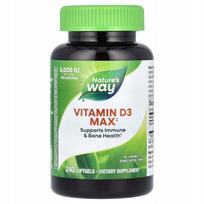 Vitaminas D3, 125 mcg, 240 minkštųjų kapsulių, Nature's Way