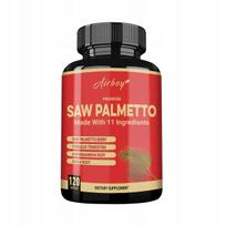 Saw Palmetto kapsulės su ashwagandha, tribulus, shilajit, žaliąja arbata ir maca