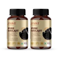 Jiva Pure Shilajit 100% Pure & Natural 60 Capsules (Pack of 2)
