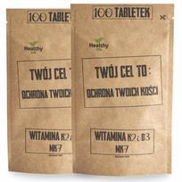 Vitaminas K2 MK7 D3, 2x100 tablečių
